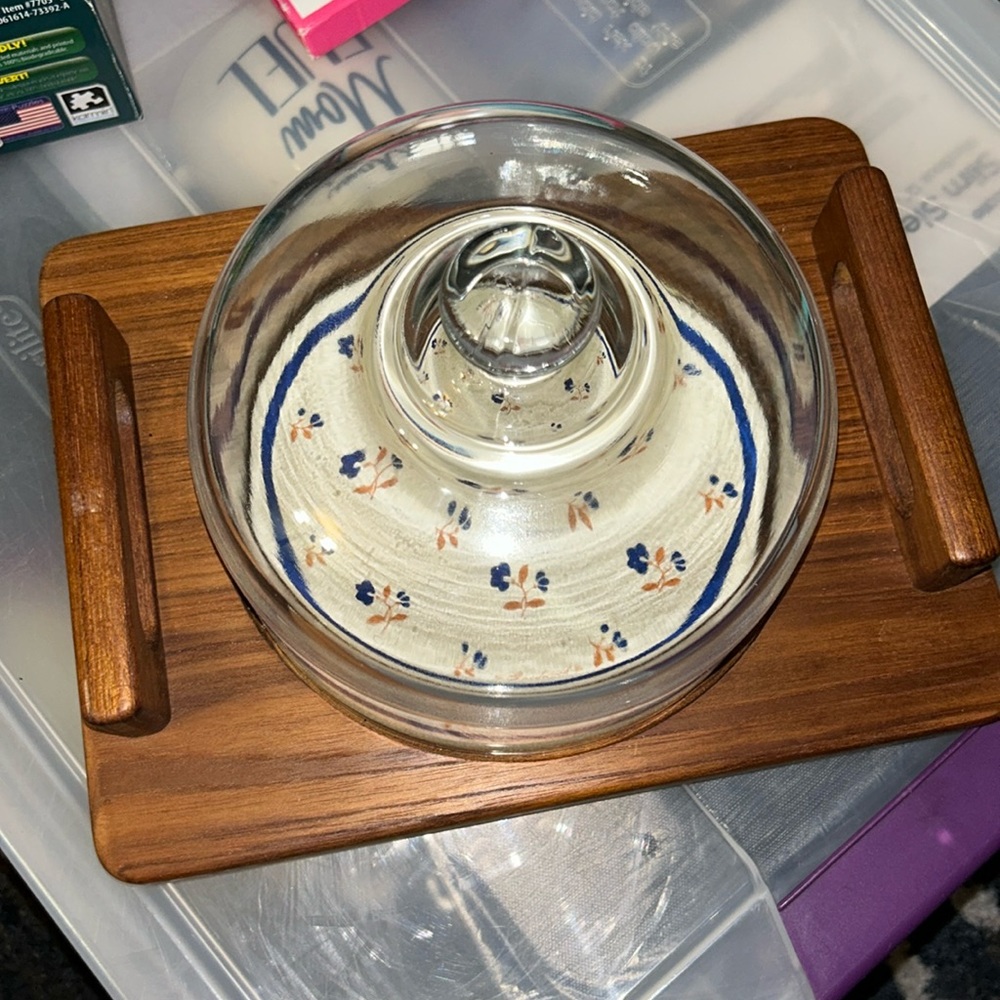 Goodwood Teak Genuine Thailand Dome Top Cheese Dish